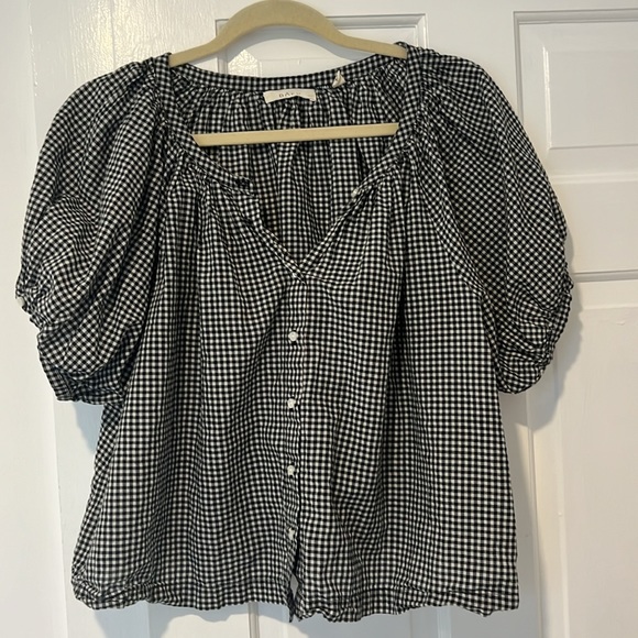 Doen Tops - Doen June Top in Maddalena Gingham, XS